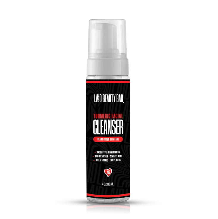 Korean Collagen Brightening Serum • LAID BARE Vegan Skin Rejuvenating & Brightening Skin Care • Vitamin E, Vitamin C, Aloe Vera, Turmeric, Kojic Acid, Niacinamide, Korean Collagen