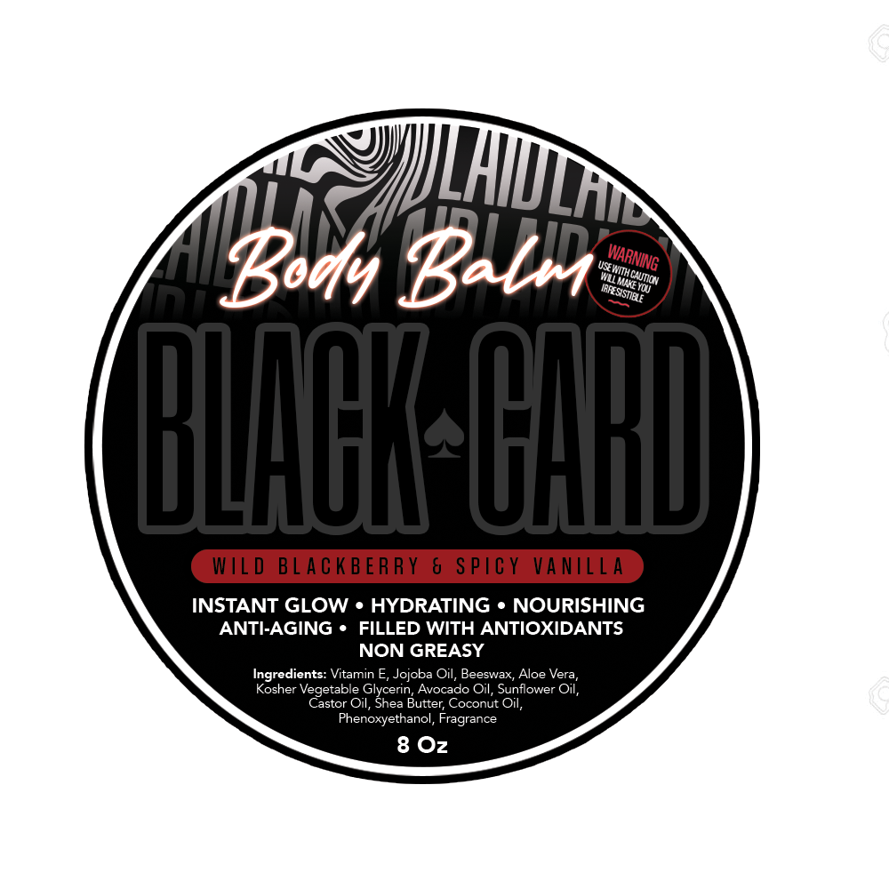 BODY BALM • BLACKCARD • Wild Blackberry & Spicy Vanilla