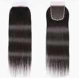 5x5 HD Transparent Straight Lace Closure