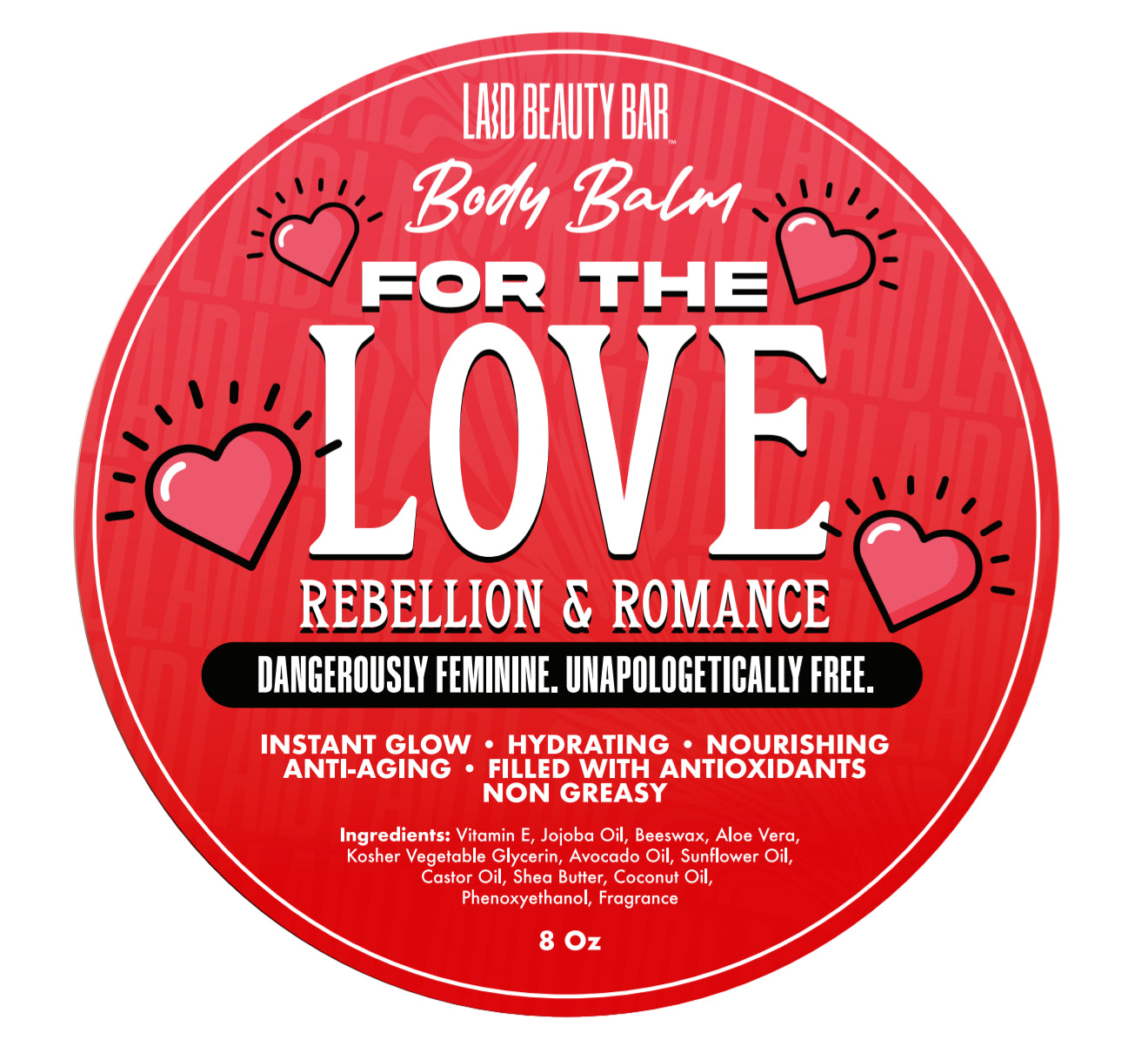 BODY BALM • FOR THE LOVE OF REBELLION & ROMANCE • Designer-Inspired by Valentino Born In Roma