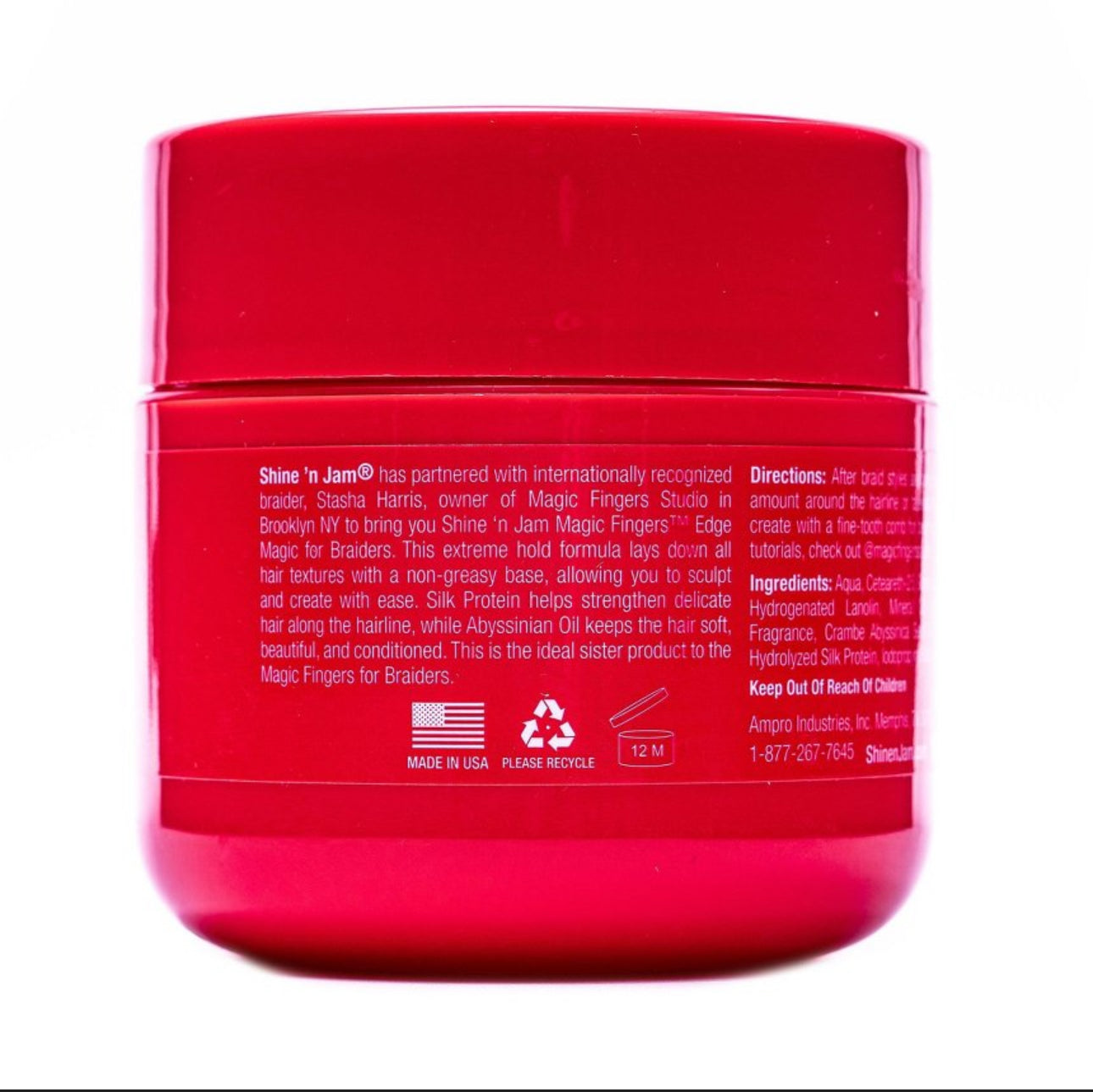 Shine 'n Jam Edge Magic For Braiders 4 Oz
