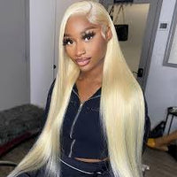 [CHRISTMAS VIP SALE] 13x4 Straight Blonde Frontal Wig • Order Online & Pick-Up Within 60 Minutes