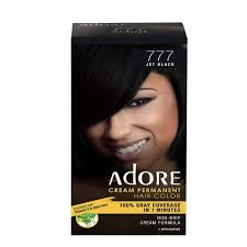 Adore Cream Permanent Hair Color - 777 Jet Black