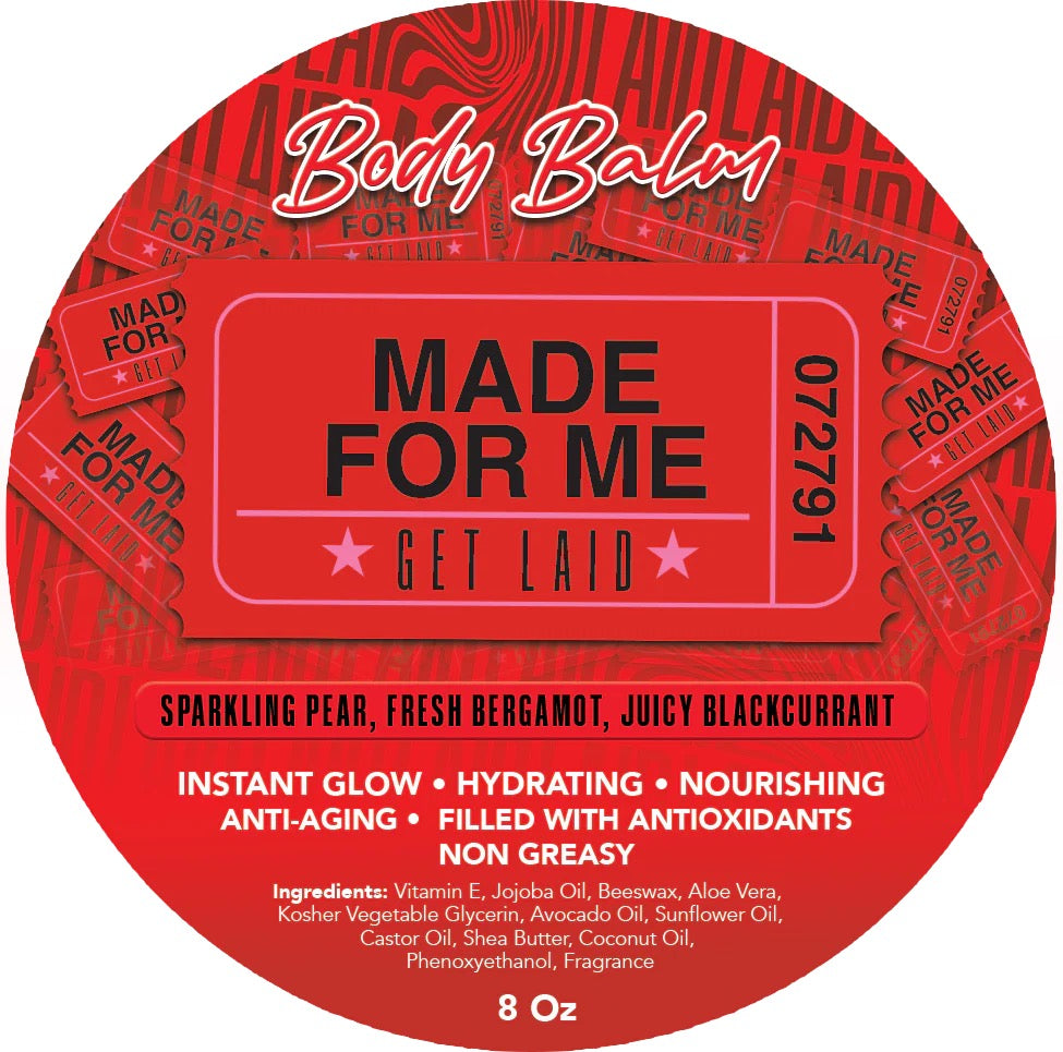 BODY BALM • Made For Me • Sparkling Pear, Fresh Bergamot, Juicy Blackcurrant