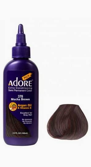 Adore Extra Conditioning Semi Permanent Color - 378 Mocha Brown