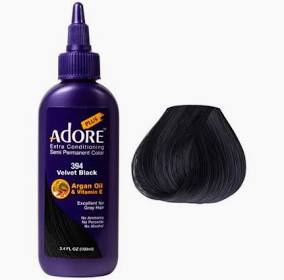 Adore Extra Conditioning Semi Permanent Color - 394 Velvet Black