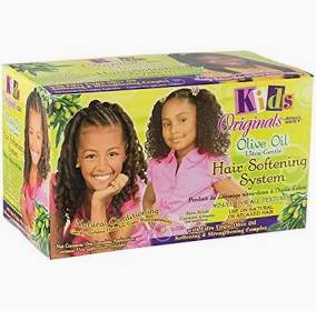 African Pride Kids Original Hair Softening System Olive Oil Ultra Gentle